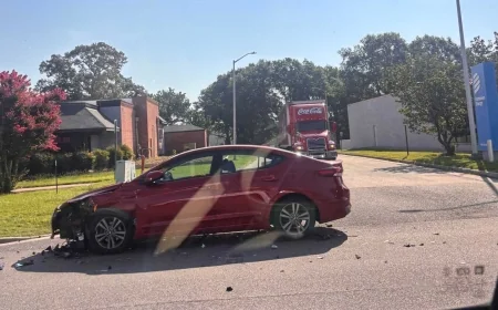 Part of West Broad Street closes in Henrico County after two-vehicle crash