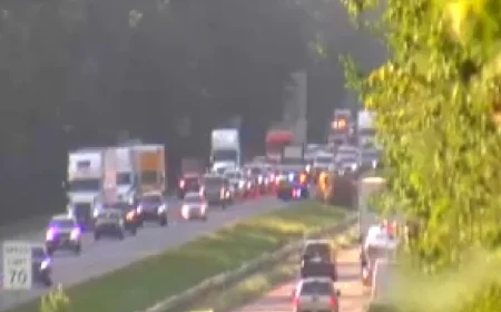 Disabled vehicle on I-95 in Hanover causes delays