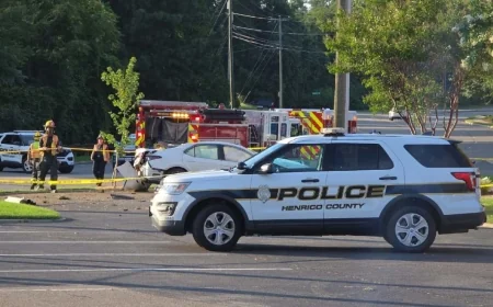 Man dead after crashing into power pole in Henrico