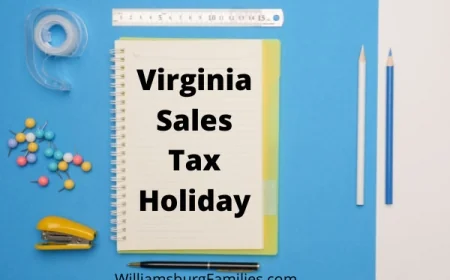 Virginia Sales Tax Holiday Weekend for Emergency Preparedness Supplies, School Supplies, Clothing & more  – August 1-3
