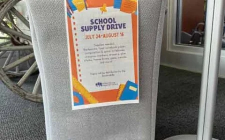 Williamsburg Regional Library is Collecting School Supplies from July 24 – August 16