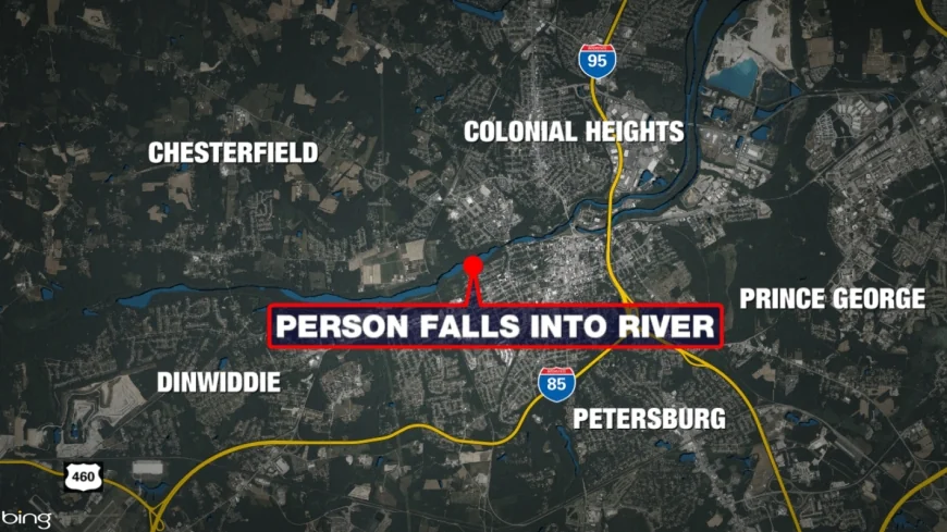 Male falls into Appomattox while fishing, Petersburg first responders searching for him