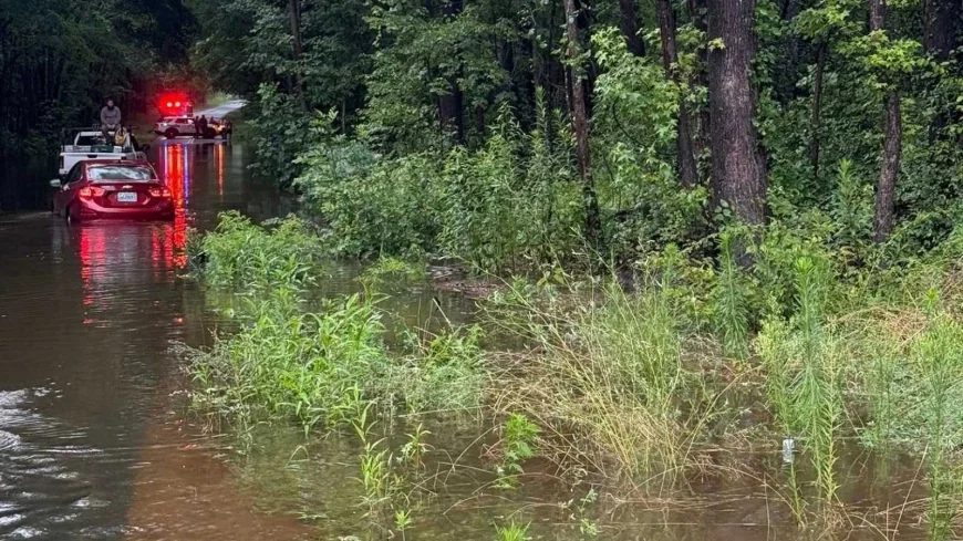 Flooding spots remain in Prince George County Tuesday morning