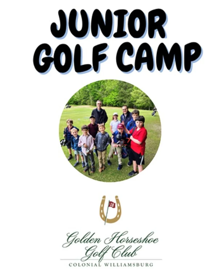 Junior Golf Camp – Registering Now – Colonial Williamsburg Green Course – August 18 – 21, 2025