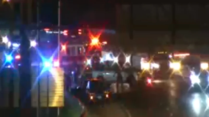 Late-night 4-vehicle crash closed lanes on I-95 South in Richmond