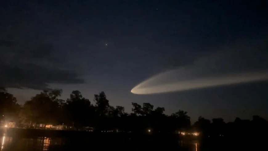What was that light spotted in the sky over Virginia?