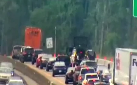 Two-vehicle crash caused delays on I-95 in Chesterfield