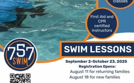 Signup for Swim Lessons at 757swim! Lessons start September 2