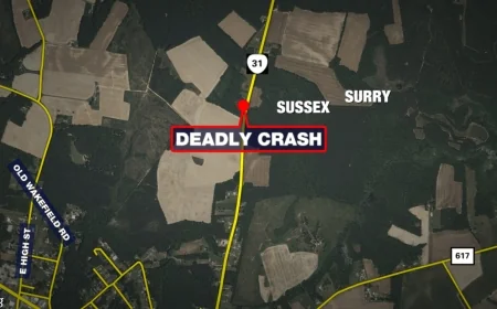 62-year-old Wakefield man dead after crashing into trees in Sussex