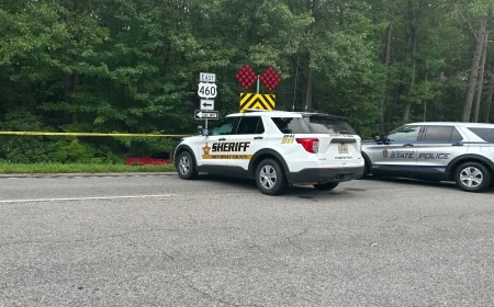 Suspect dead, deputy injured after high-speed chase ends in shooting in Nottoway