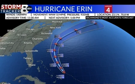 How will Hurricane Erin impact Virginians?