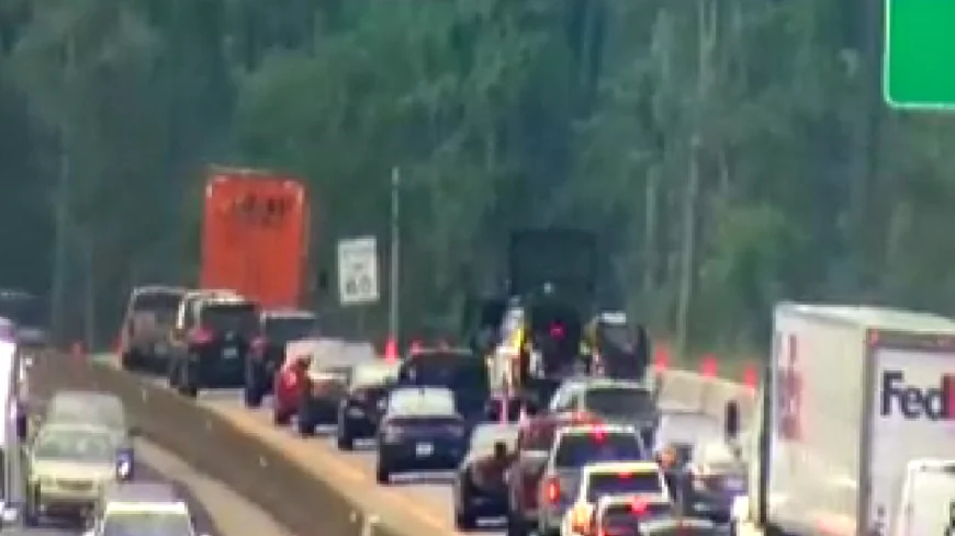 Two-vehicle crash caused delays on I-95 in Chesterfield