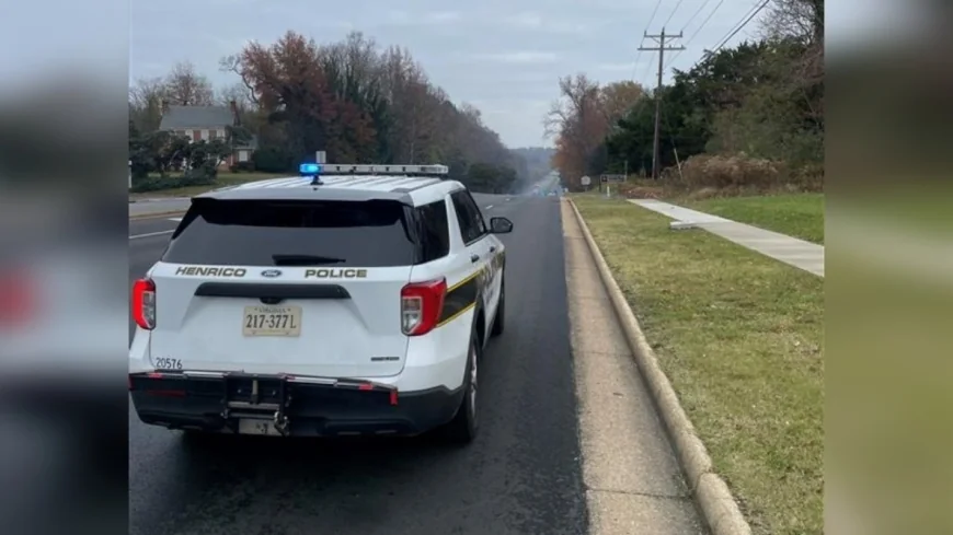 Man in hospital after police found vehicle in ditch on Three Chopt Road