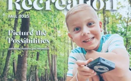 Looking for Fall Sports & Program thru James City County Parks & Recreation?  Destination Recreation Activity Brochure Fall 2025 out NOW!