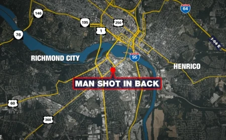 Man shot in the back, fighting for life in Richmond