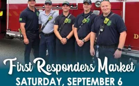 First Responders Market at the Yorktown Market Days is Saturday September 6th!