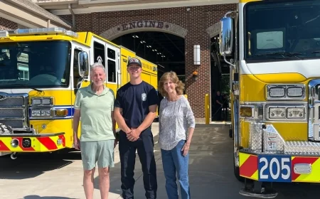 Couple thanks Chesterfield Fire and EMS for saving their lives