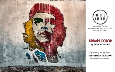 Offsite Gallery opening reception "Urban Color" by Glen McClure