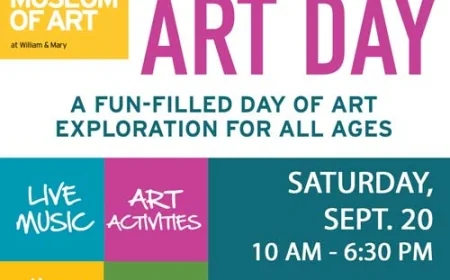 Community Art Day at Muscarelle Museum of Art on Saturday, September 20, 2025