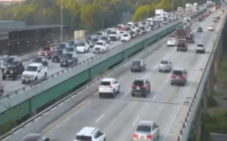Delays in Richmond as I-64 crash closes multiple lanes