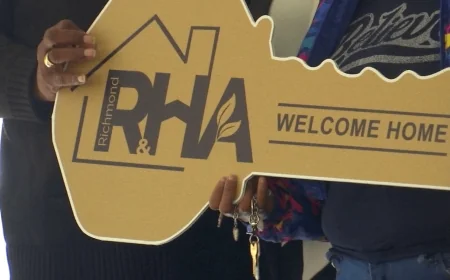 Some tenants of Creighton Court redevelopment given ceremonial keys, new name announced