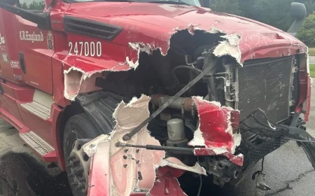 Man dies after two-vehicle crash involving tractor-trailer in Isle of Wight County