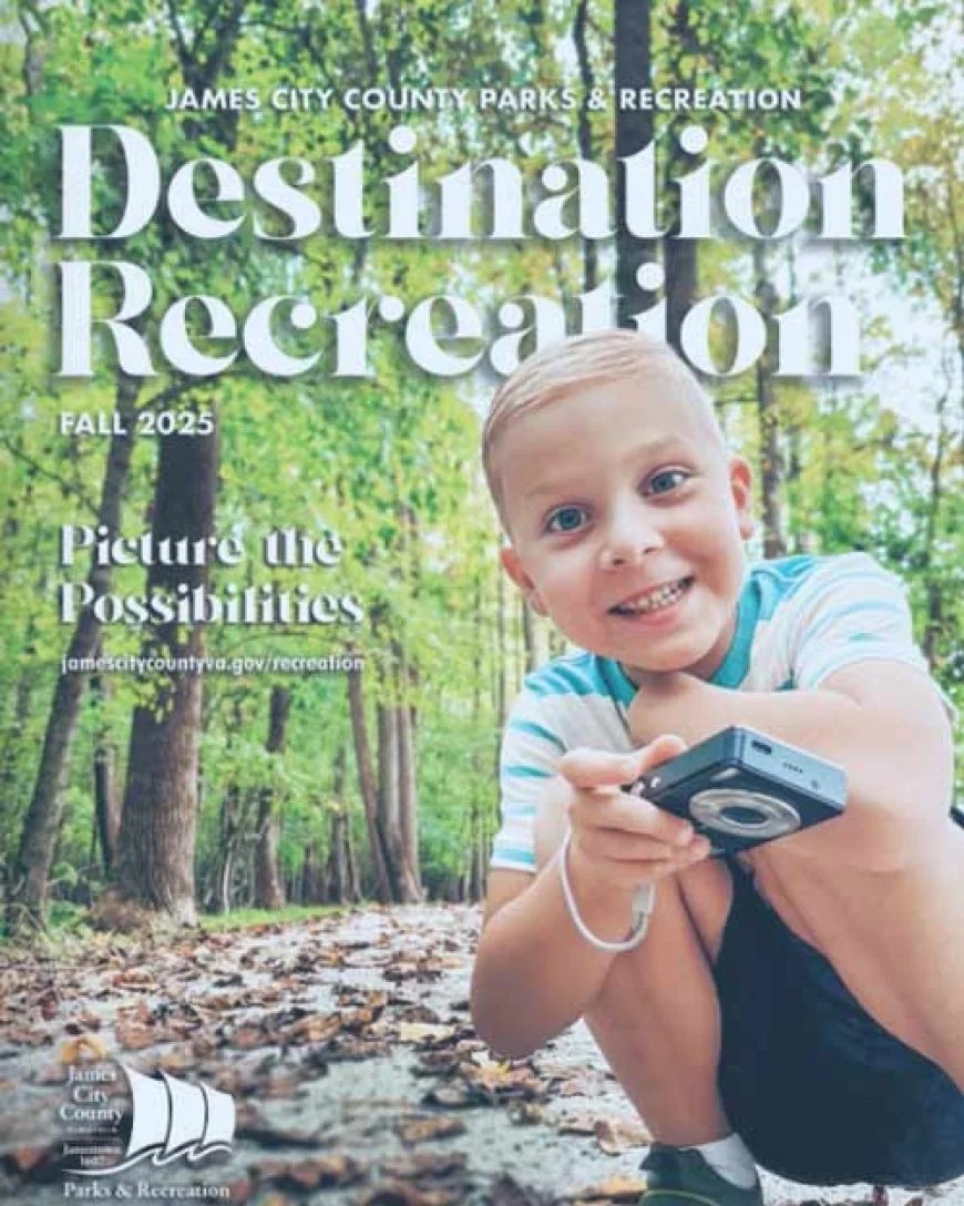 Looking for Fall Sports & Program thru James City County Parks & Recreation? Destination Recreation Activity Brochure Fall 2025 out NOW!