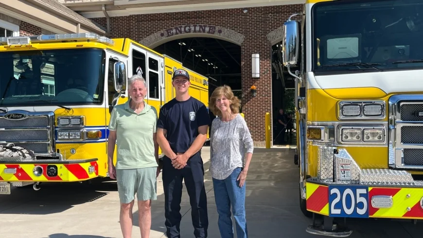 Couple thanks Chesterfield Fire and EMS for saving their lives