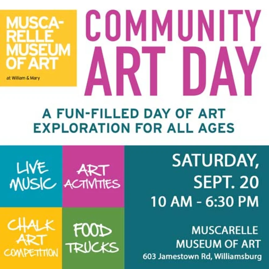 Community Art Day at Muscarelle Museum of Art on Saturday, September 20, 2025