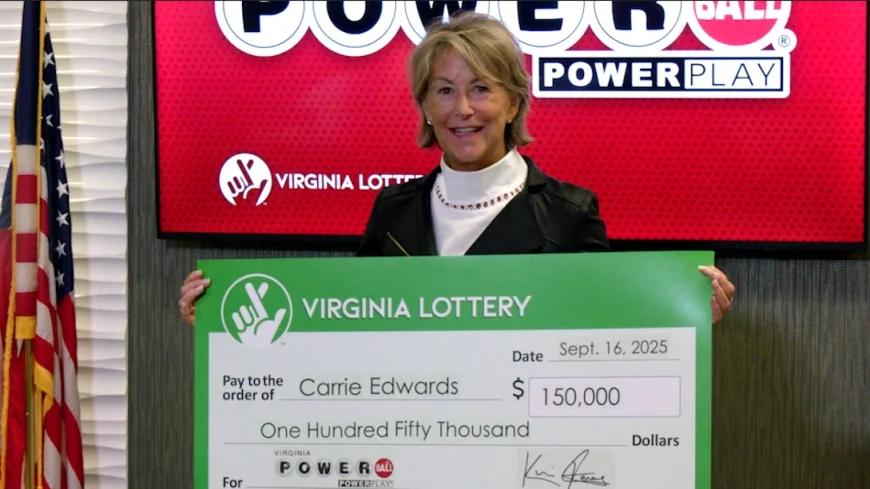 ‘I knew that I needed to give it all away’: Midlothian woman donates all of her $150,000 lottery prize