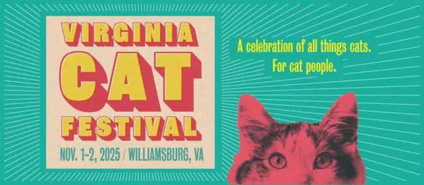 Cat Lovers Unite: Virginia Cat Festival Comes to Williamsburg – November 1 & 2