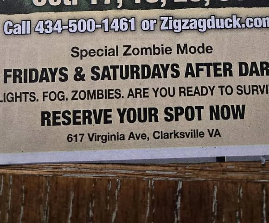 On Friday, October 17, 2025 at 06:00 pm - ZIG ZAG DUCK: Survive the Apocalypse 10-17-18-25-31-2025
