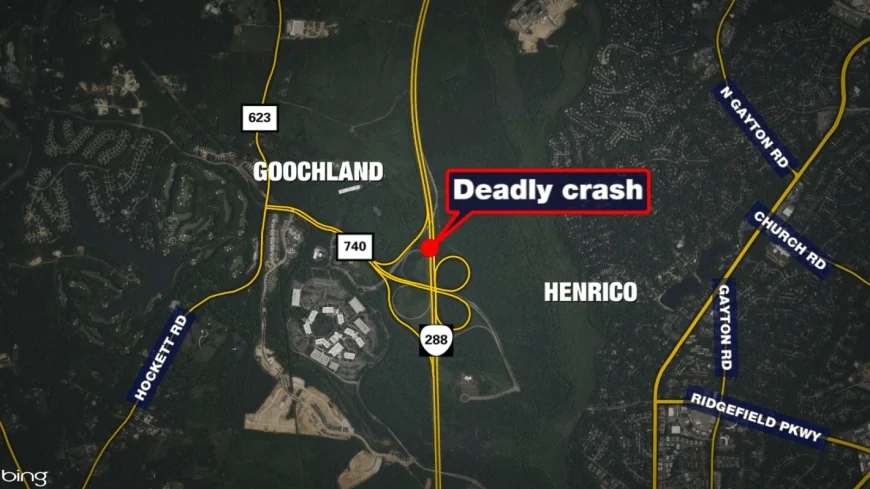 65-year-old woman killed in head-on Route 288 crash in Goochland County