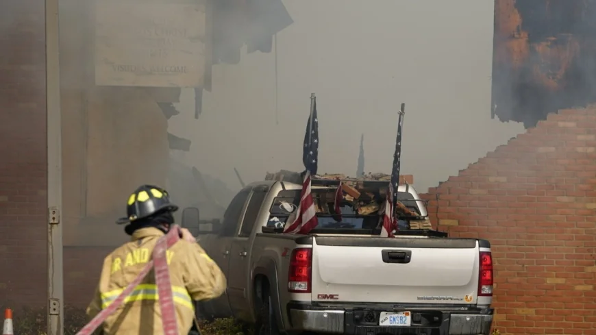 Gunman in truck smashes into Michigan church and opens fire, killing at least 4 and injuring 8
