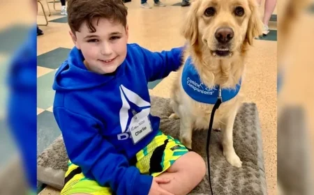 Service dog gives Hanover boy freedom from panic attacks