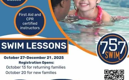 Signup for Swim Lessons at 757swim! Lessons start October 27