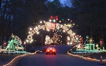 Celebration in Lights at Newport News Park 2025