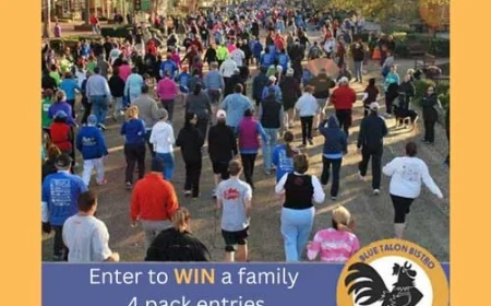 Win a Family 4 pack to Blue Talon Bistro Turkey Trot