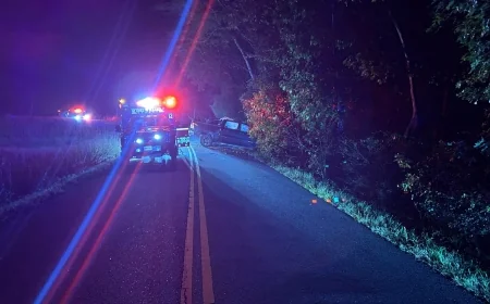 35-year-old West Point man dead after running off King William road, hitting trees