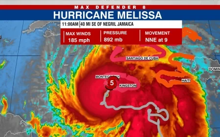 ‘Catastrophic’: Cat. 5 Hurricane Melissa makes landfall in Jamaica | Tracking the Tropics