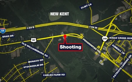 Driver injured in Route 60 shooting in New Kent County