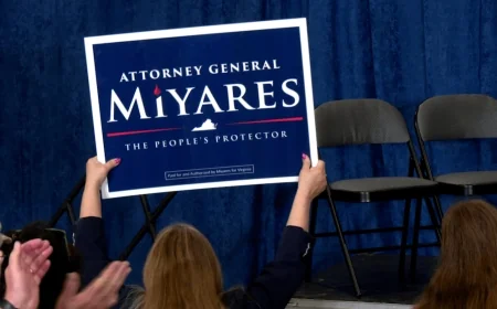 Miyares holds rally in Chesterfield, says ‘eyes of the nation’ are on Virginia