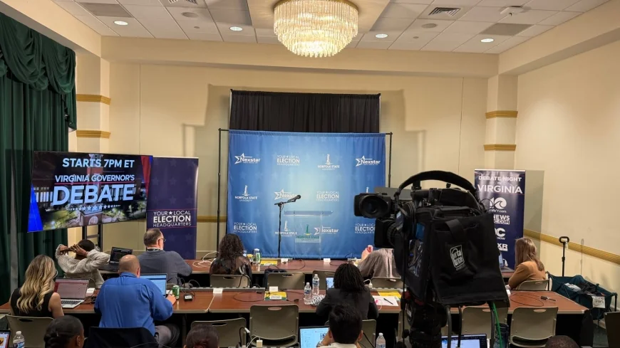 Post-debate interviews with Virginia gubernatorial candidates