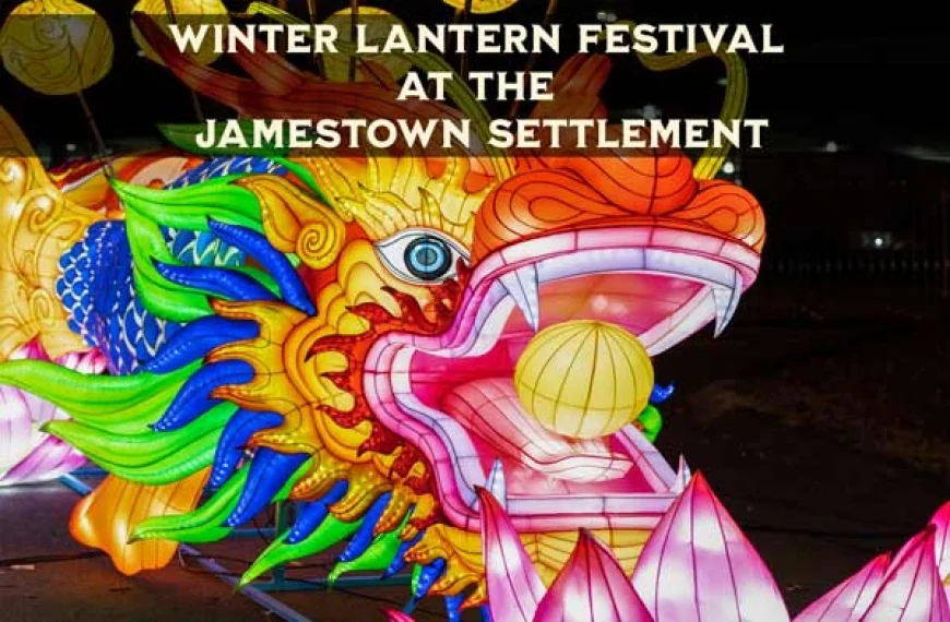Winter Lantern Festival at the Jamestown Settlement