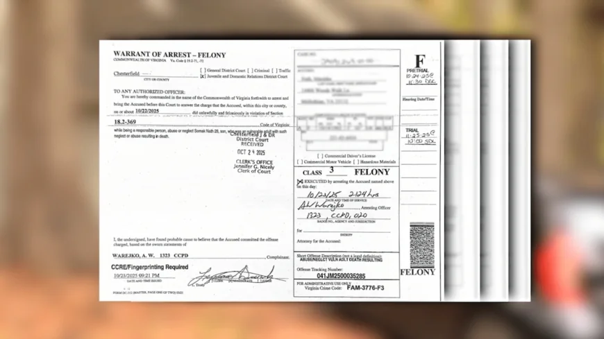 Chesterfield mother charged with abuse and neglect in death of 28-year-old son with autism