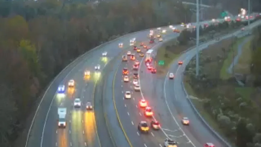 Tractor-trailer crash causes delays on I-95 North in Chesterfield County