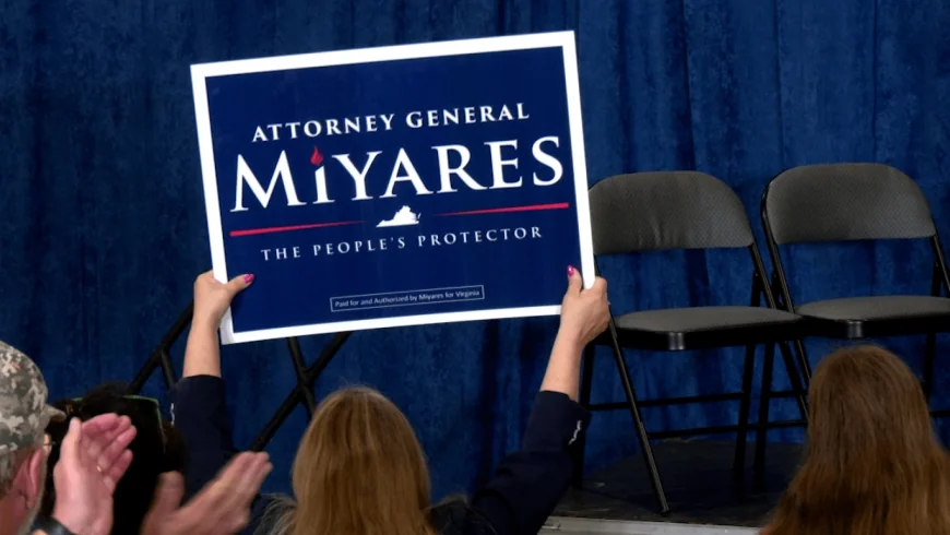 Miyares holds rally in Chesterfield, says ‘eyes of the nation’ are on Virginia