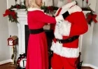 Santa and Mrs.Claus Visit Tabitha Sewer Studio