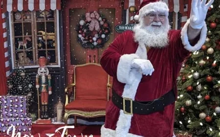 Free Photos with Santa in New Town Williamsburg 2025! See dates and times