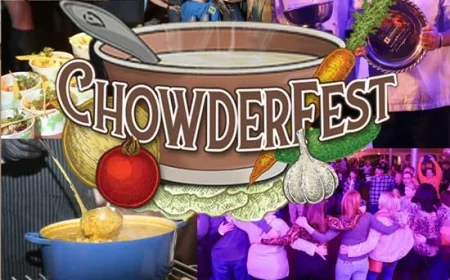 Chowderfest is back! Get your tickets for Saturday November 8 with live music by Skinner Box